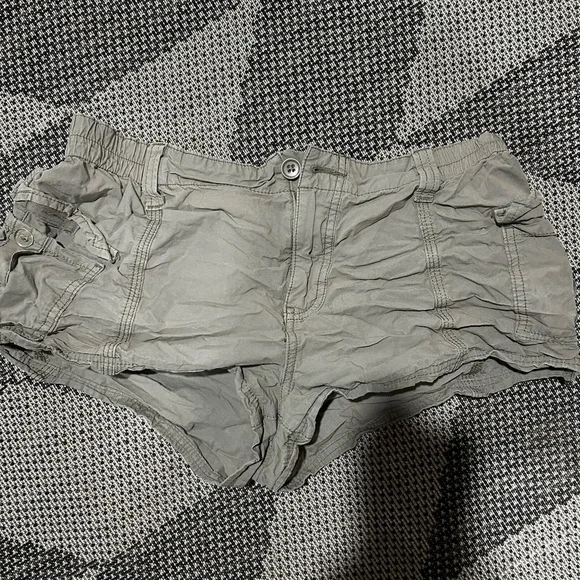 BDG Women's Cargo Shorts in Gray - Picture 2 of 5